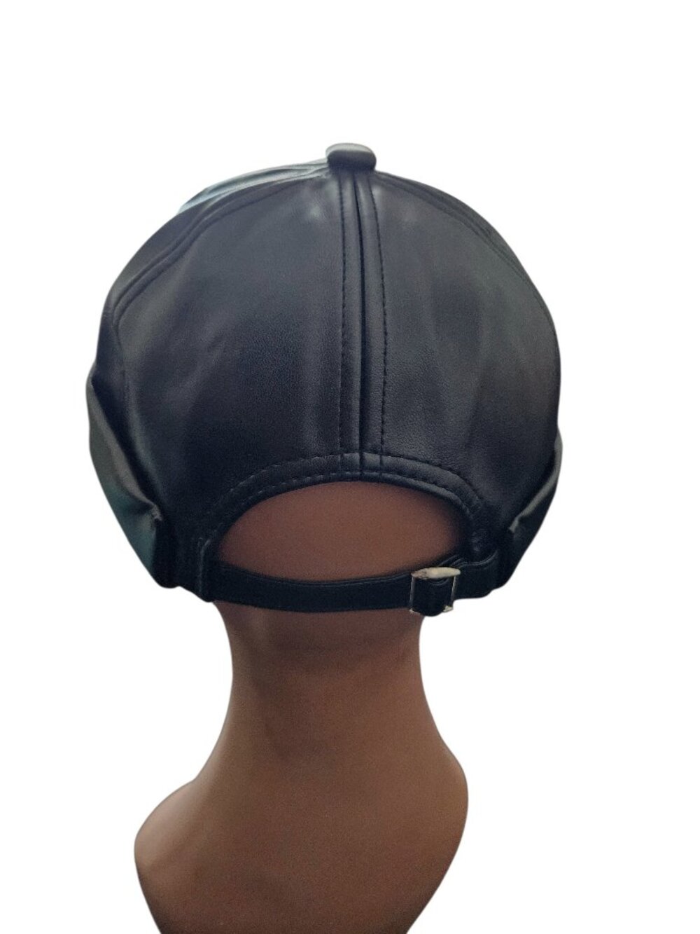 Faux Leather Brimless Hat NEW